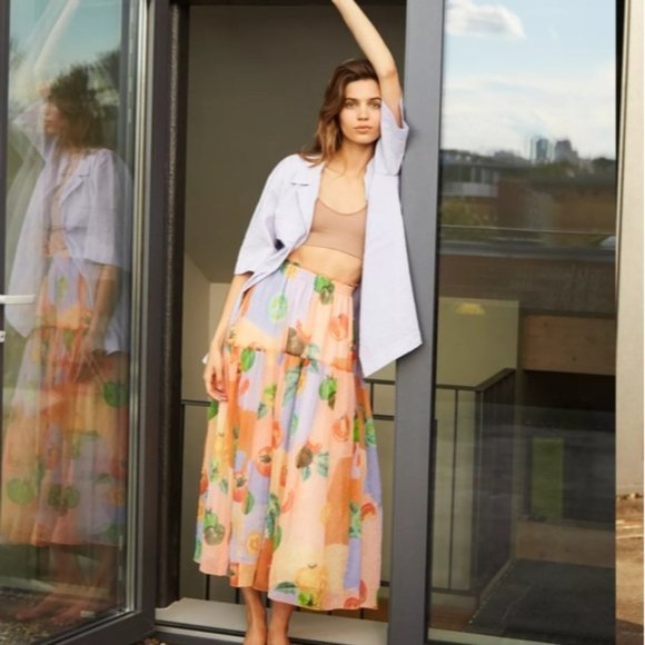 Le fou Wilfred floral swing skirt - Picture 3 of 9